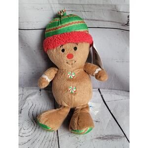 Hug Fun Gingerbread plush Christmas Stuffed Animal 11inch New